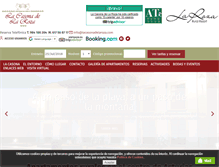 Tablet Screenshot of lacasonadelaroza.com